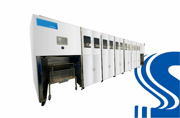 全自動六槽式超聲波清洗機